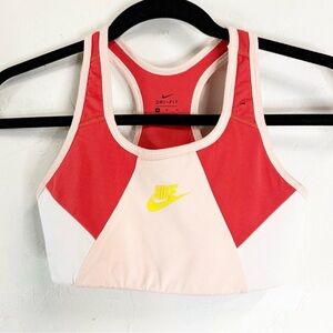 Nike Kids Red and White Dri-FIT Top